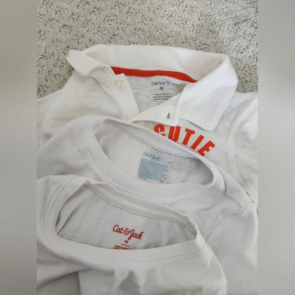 Bundle Lot Boy Size 4T Clothing Items, Tops, Sweatshirts, Pants - 6‎ Total